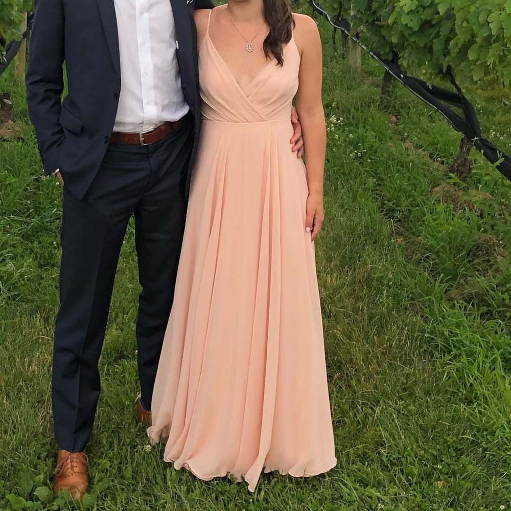 BHLDN- Anthropologie Blush Dress